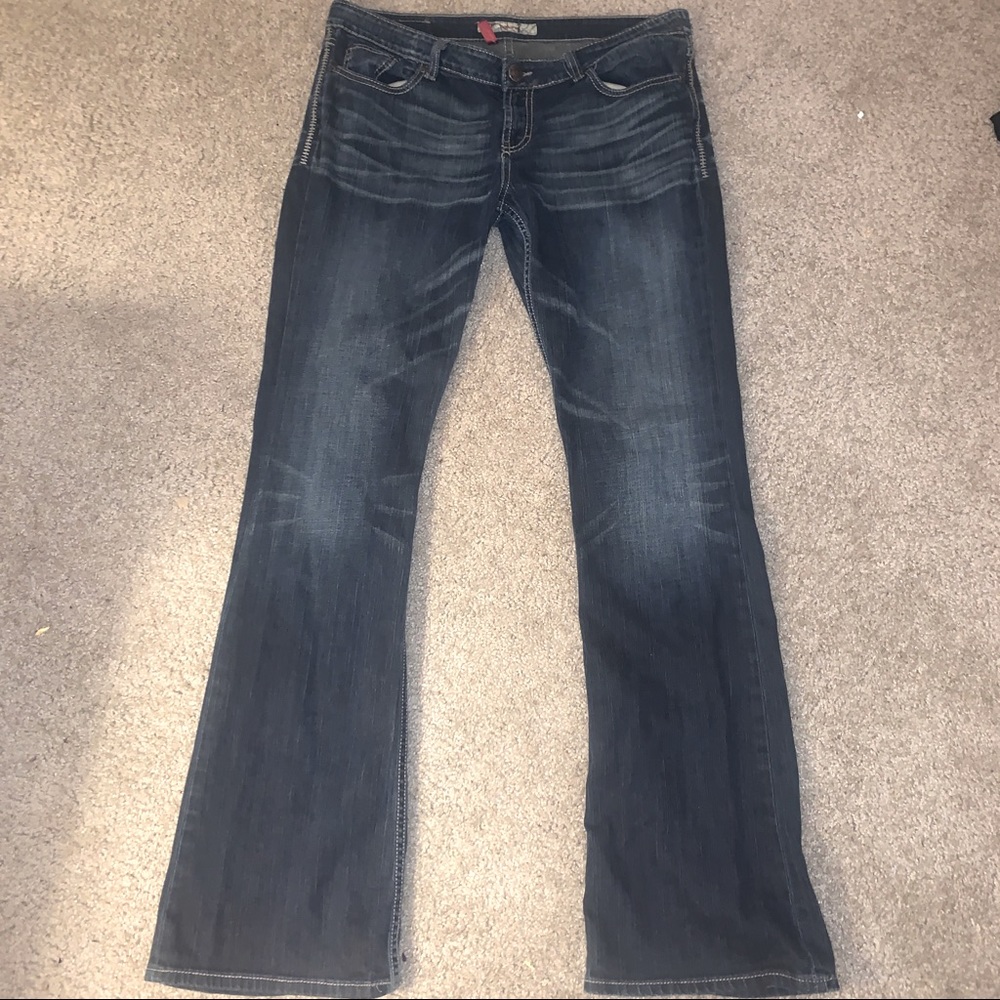 Flared low rise BKE jeans